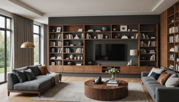 Créez une bibliothèque sur mesure pour transformer votre salon